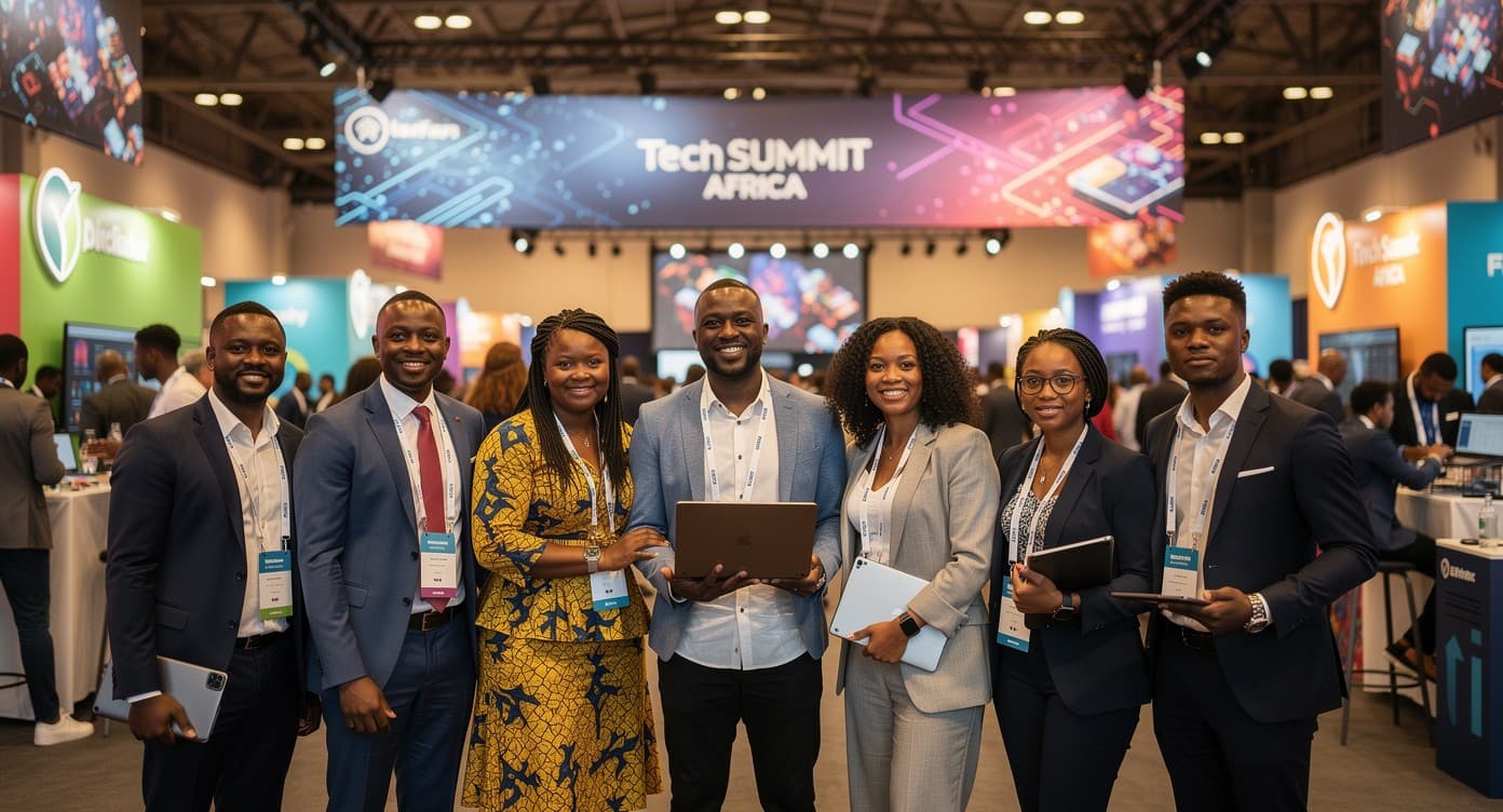 Earth from space with Africa in view — global connectivity